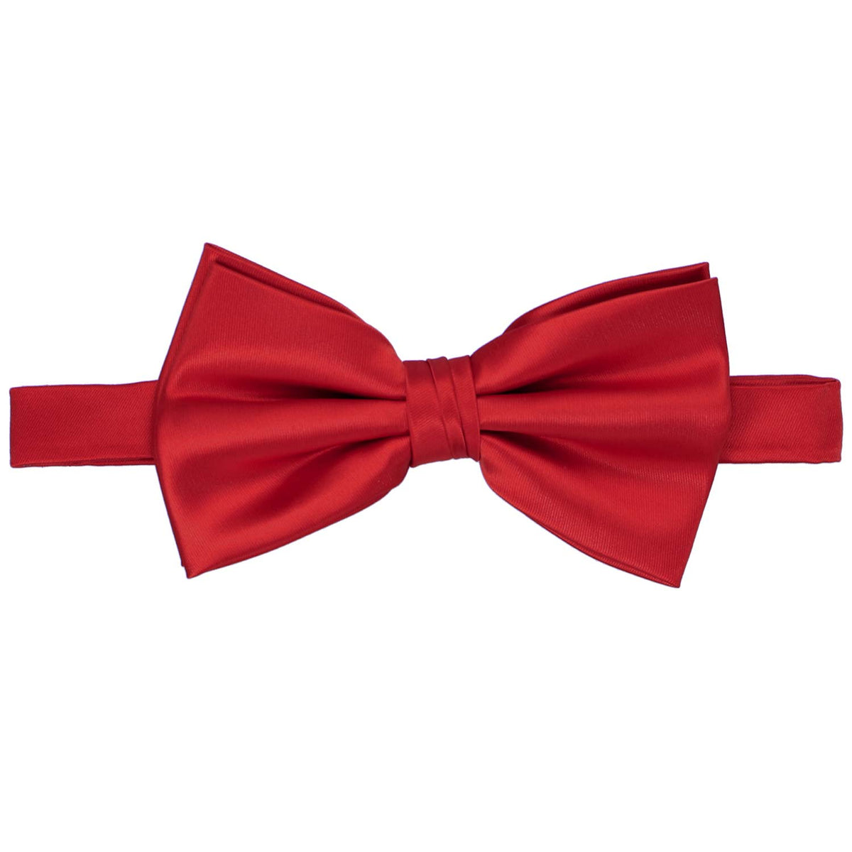 TieMart Red Silk Bow Tie