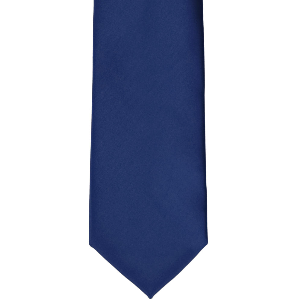 Groomsmen Tie Solid Navy Blue Necktie 3 Inch Men's Ties -  Israel