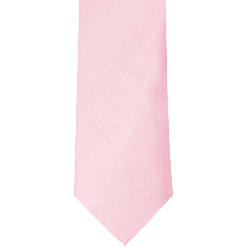 Carnation Pink Solid Color Necktie