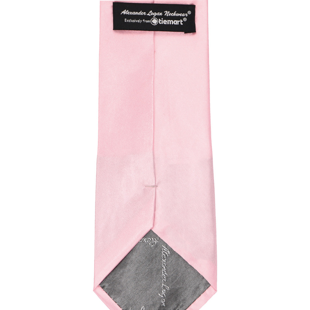 Carnation Pink Solid Color Necktie