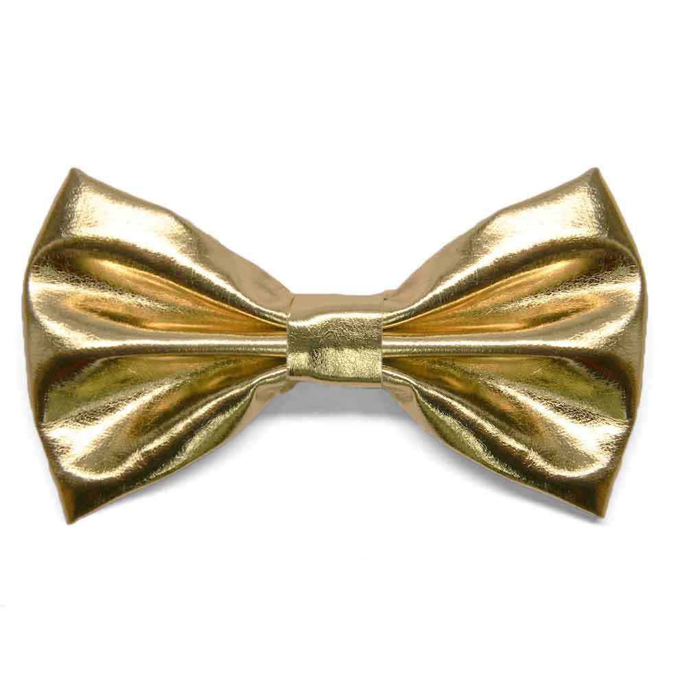 Gold Metallic Bow Tie Shop At Tiemart Tiemart Inc 5395
