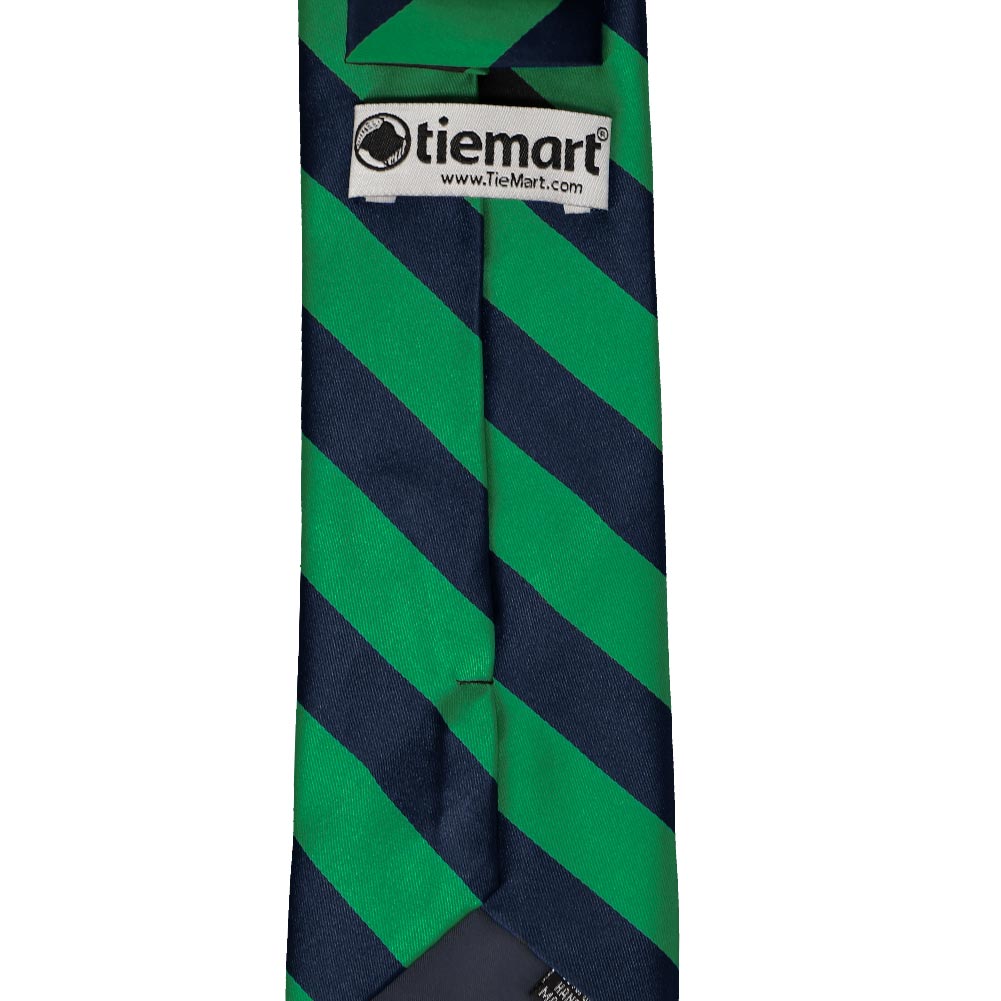 Green and Navy Stripe Socks / Beau Ties of Vermont
