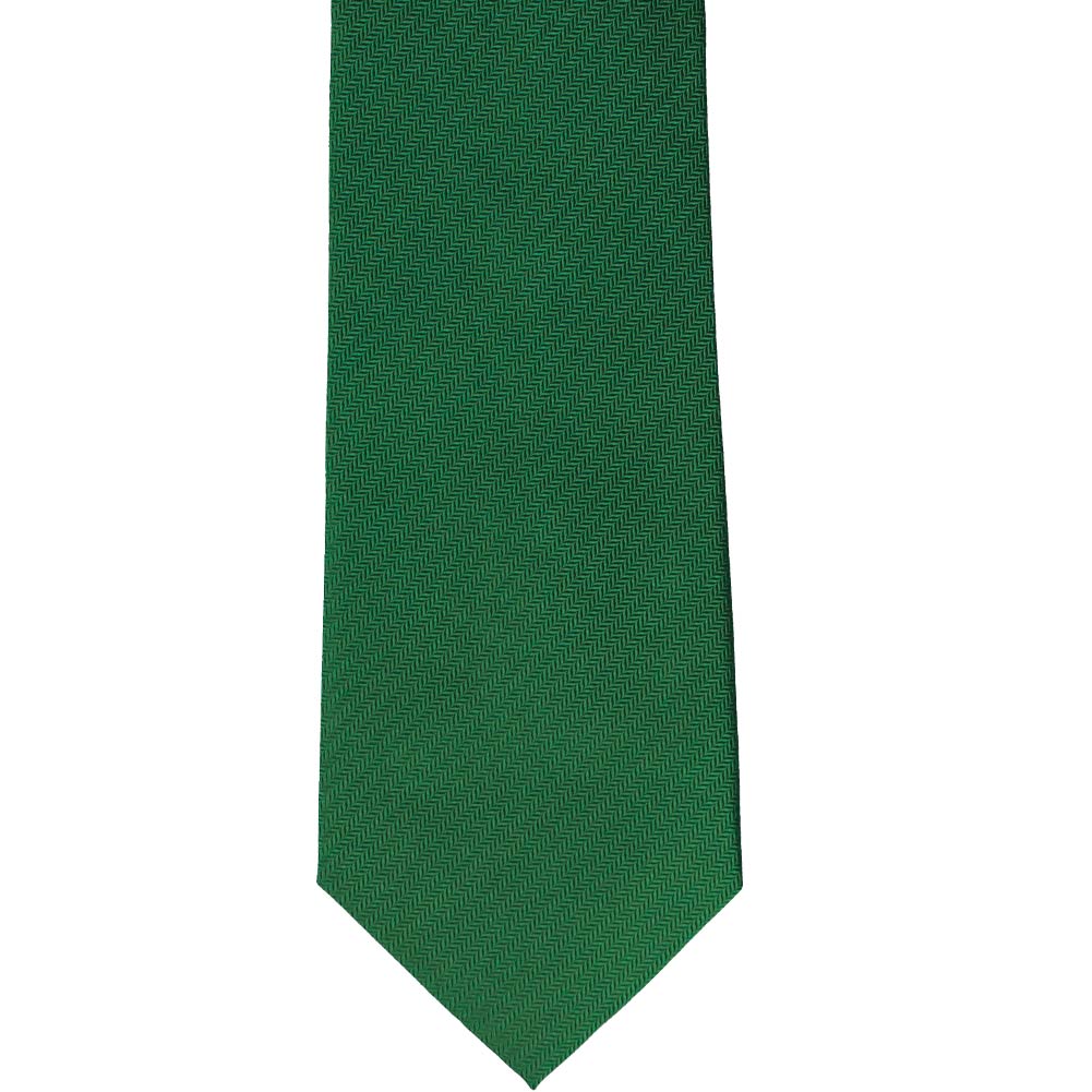 TieMart Kelly Green Solid Color Necktie