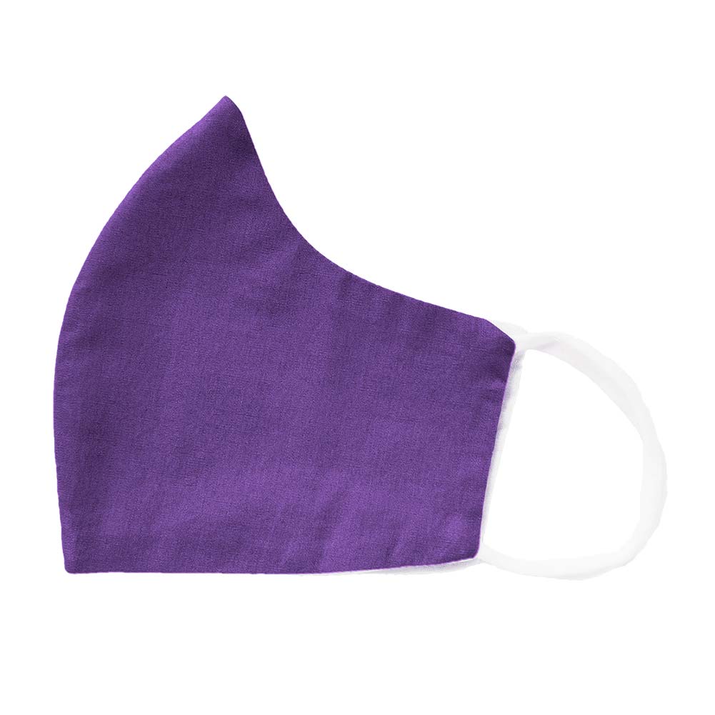 Kids' Purple Face Mask With Filter Pocket