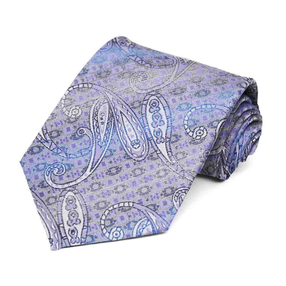 Light Purple Paisley Tie Shop At Tiemart Tiemart Inc 4551