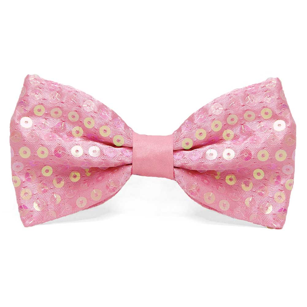 Pink Sequin Bow Tie Shop At Tiemart Tiemart Inc 0014