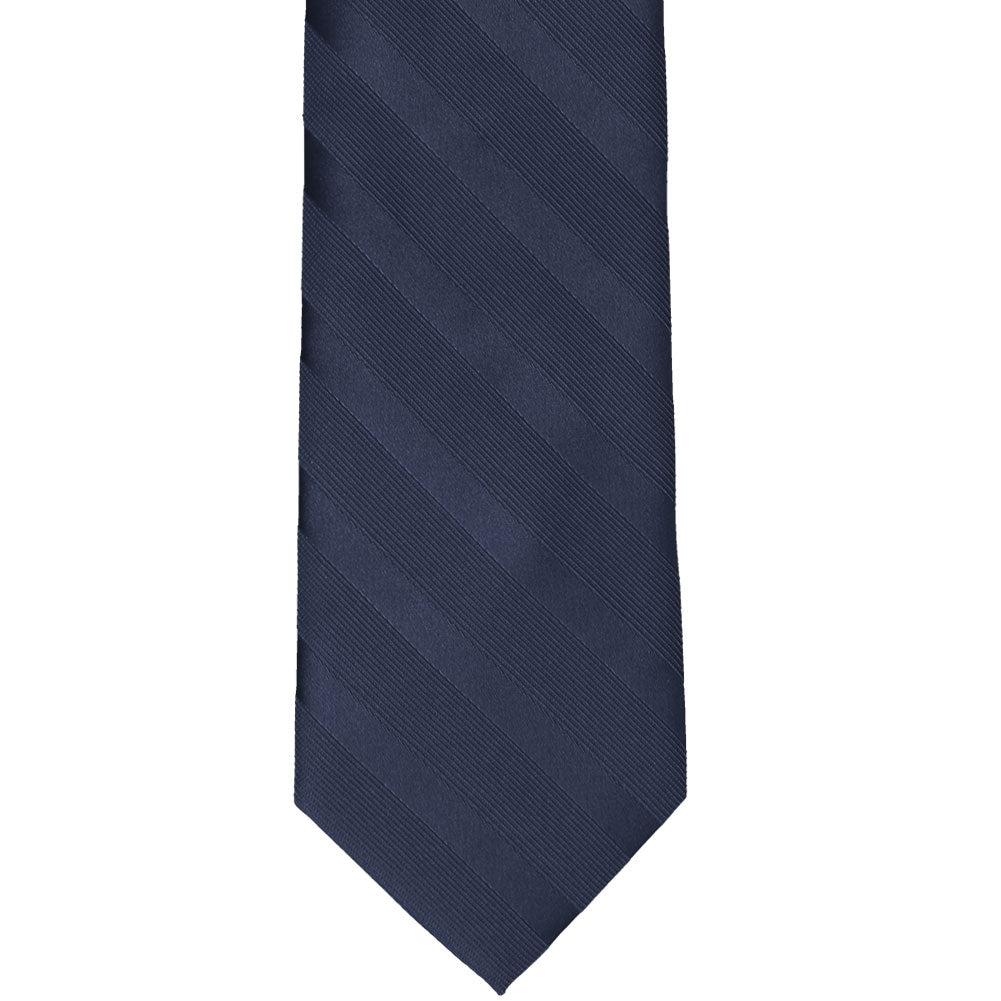 TieMart Red and Navy Blue Striped Tie