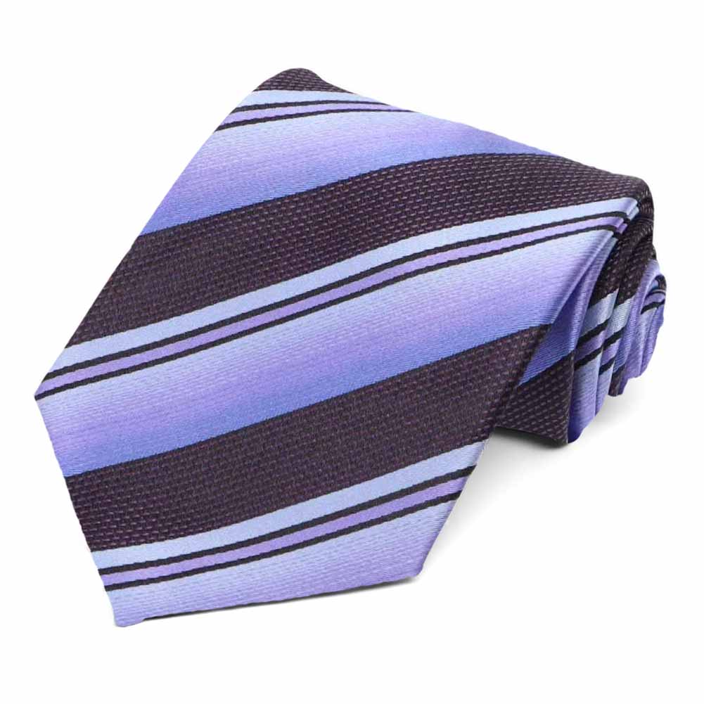 Periwinkle Stripe Tie Shop At Tiemart Tiemart Inc 9817