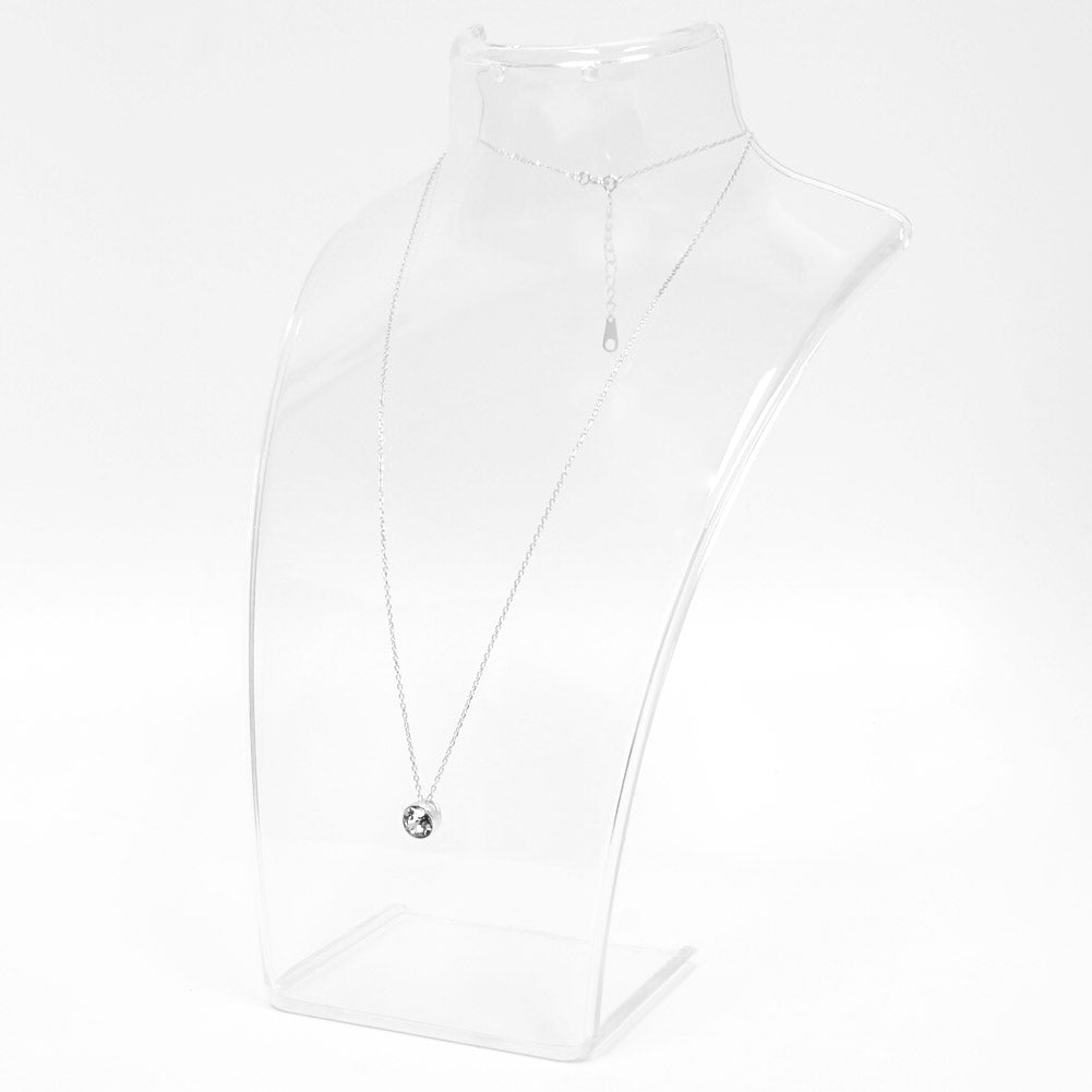 Black Crystal Necklace Holder