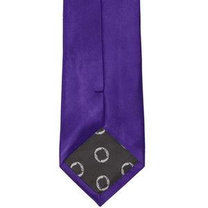 Amethyst Purple Solid Color Clip-On Tie