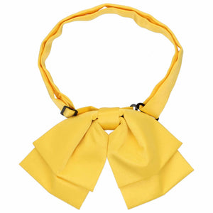 Banana yellow floppy bow tie