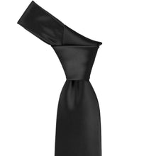 Load image into Gallery viewer, The knot on a black premium tie