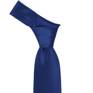 Blue velvet tie knot