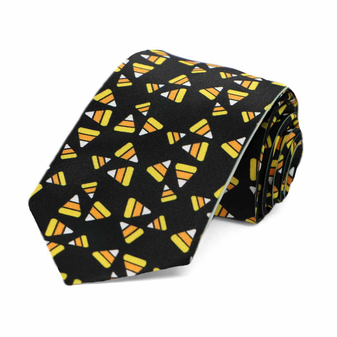 Candy corn pattern boys' necktie