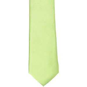 Boys' Lime Green Solid Color Necktie