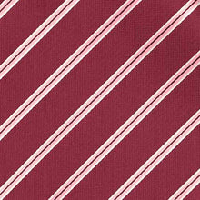 Load image into Gallery viewer, Closeup of a burgundy striped pattern