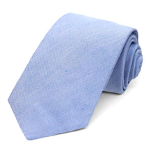 Load image into Gallery viewer, Cornflower linen narrow tie