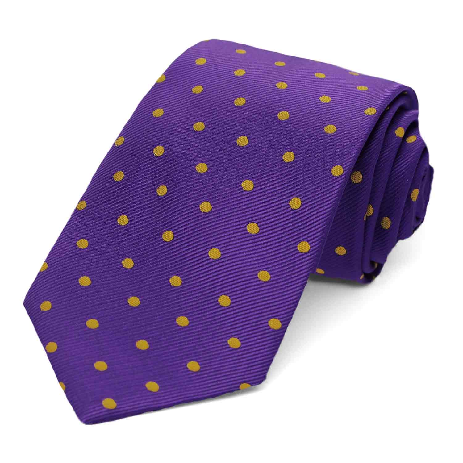 Tie Couture: Purples Purpose Polka shops Dots #101