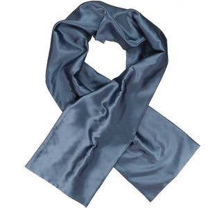 Dusty blue solid scarf