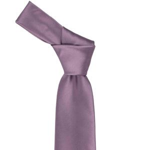 Dusty lilac tie knot