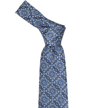 Load image into Gallery viewer, Knot on french blue emma floral pattern necktie