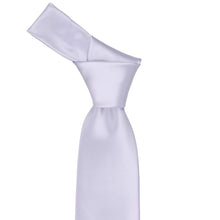 Load image into Gallery viewer, Knot on a lilac solid tie