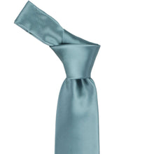 Load image into Gallery viewer, Knot on a mystic blue tie