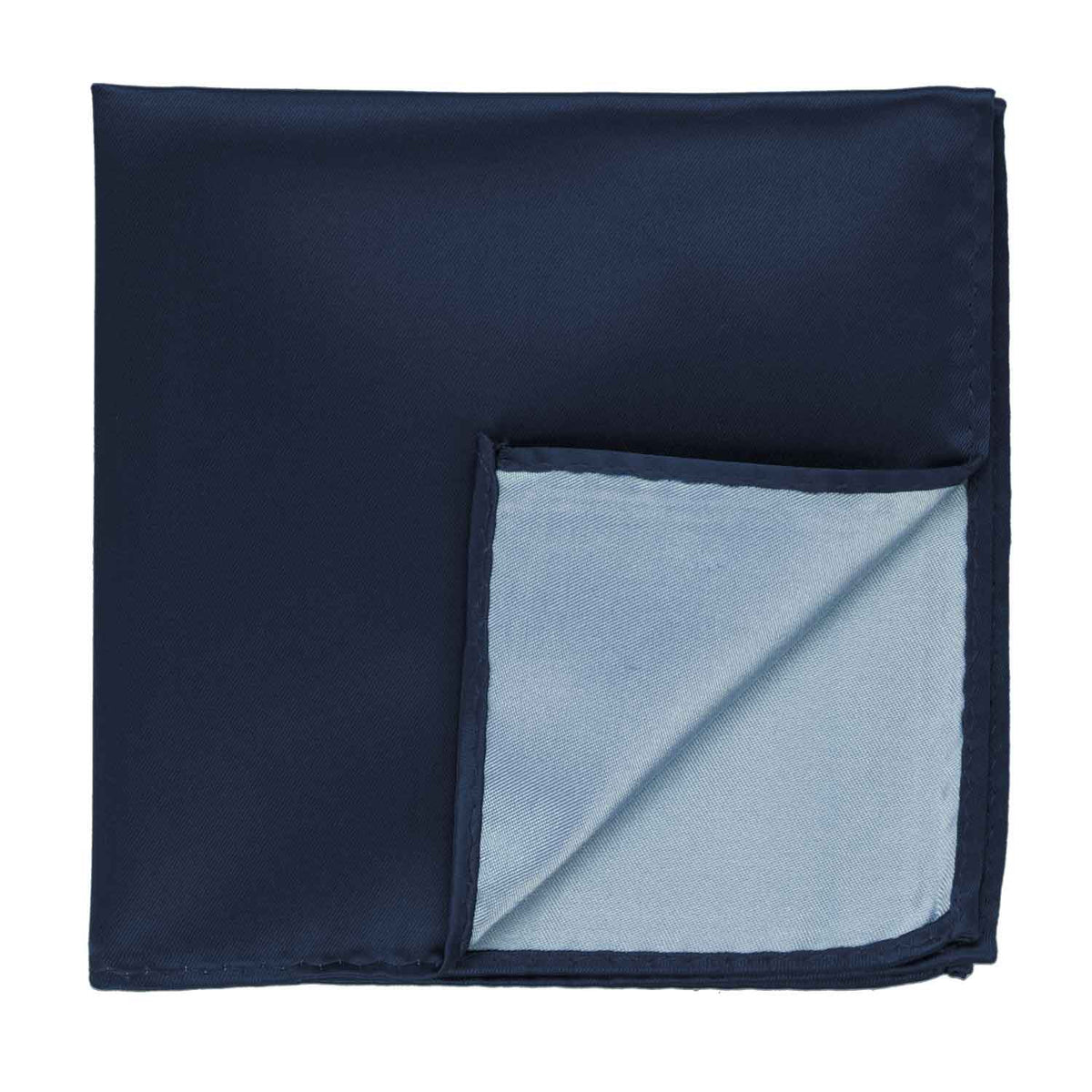 Navy Blue Premium Pocket Square | Shop at TieMart – TieMart, Inc.