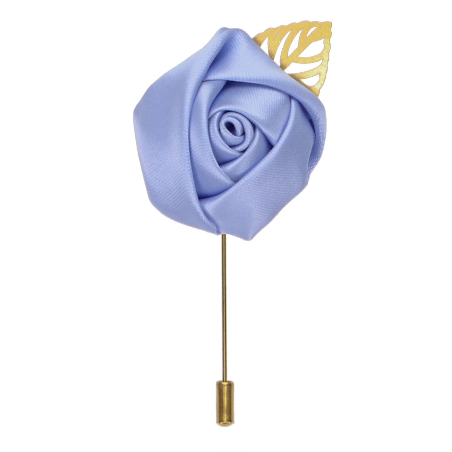 TieMart Lilac Premium Flower Lapel Pin