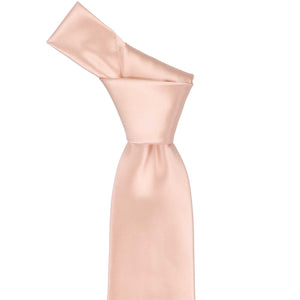 Knot on a petal necktie