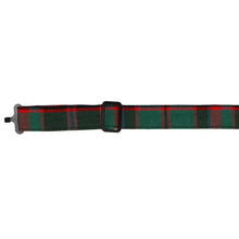 Load image into Gallery viewer, Band on a red and green plaid bow tie