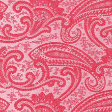 Load image into Gallery viewer, Closeup of a red paisley pattern