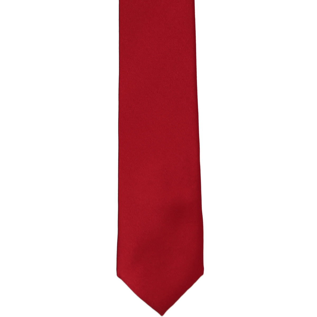 Skinny Red Silk Necktie, 2
