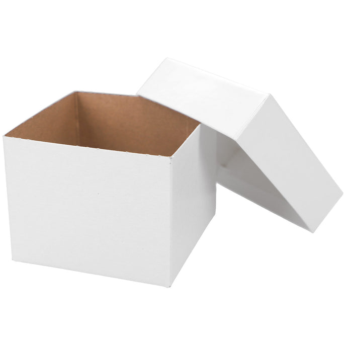 A square tie gift box in white