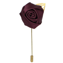 Load image into Gallery viewer, Wine Flower Lapel Pin