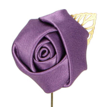 Load image into Gallery viewer, Closeup of a wisteria puff on a lapel pin