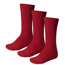 Load image into Gallery viewer, Three women&#39;s red socks