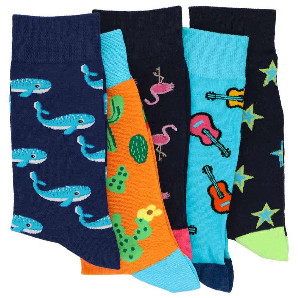  Marino Men's Dress Socks - Colorful Funky Socks for
