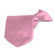 Load image into Gallery viewer, Antique Pink Solid Color Clip-On Tie