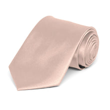 Load image into Gallery viewer, Boys&#39; Blush Pink Solid Color Necktie