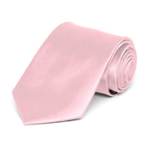 Load image into Gallery viewer, Boys&#39; Carnation Pink Solid Color Necktie