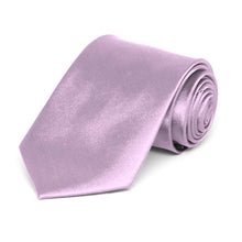 Load image into Gallery viewer, Boys&#39; English Lavender Solid Color Necktie