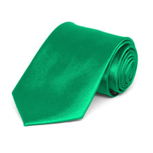 Load image into Gallery viewer, Boys&#39; Green Solid Color Necktie