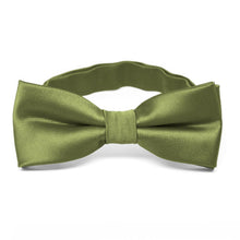 Load image into Gallery viewer, Boys&#39; Olive Green Bow Tie