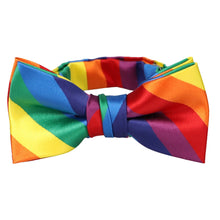 Load image into Gallery viewer, Boys&#39; Rainbow Striped Bow Tie