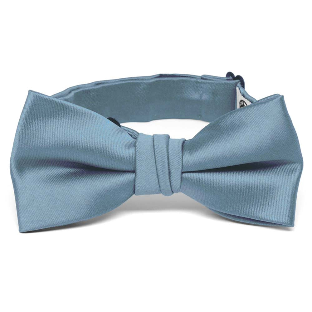 Boys' Serene Blue Premium Bow Tie | Shop at TieMart – TieMart, Inc.