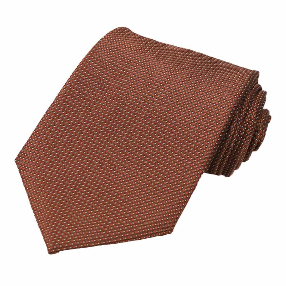 Brown Geometric Tie Shop At Tiemart Tiemart Inc 2560