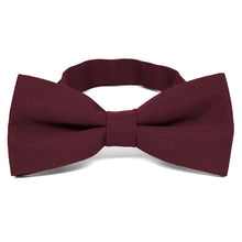 Load image into Gallery viewer, Dark Burgundy Matte Finish Bow Tie