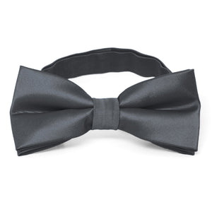 Dark Gray Band Collar Bow Tie | Shop at TieMart – TieMart, Inc.