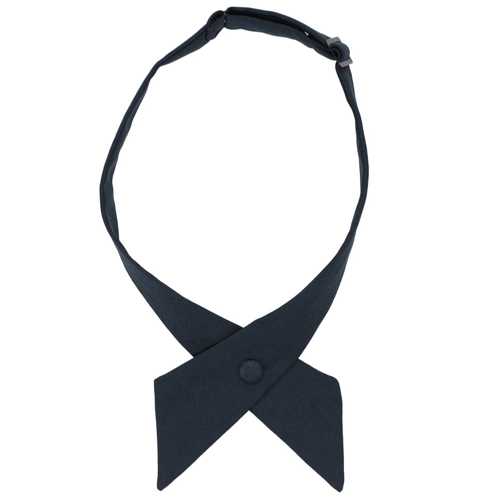 Dark Navy Blue Crossover Uniform Tie | Shop at TieMart – TieMart, Inc.